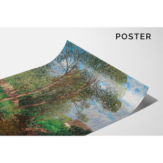 A Sunny Landscape with Stream - Alfred Zoff | Reproduction Tableau Décoration murale affiche copie