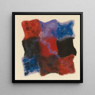 Abstraction en rouge, bleu et violet - Augusto Giacometti