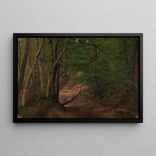 Adolph Tidemand - Road in the Forest.webp