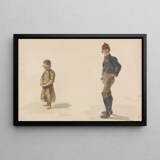 Adolph Tidemand - To gutter Dalarne.webp