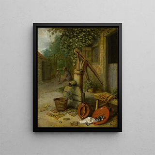 Adriaen van Ostade - Court Of A Farm With Pump Well.webp