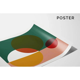 Affiche Bauhaus - Cercles Croisés