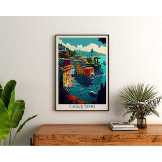 Affiche Cinque Terre Vintage