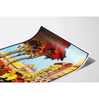 Affiche Fontainebleau Vintage