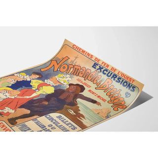 Affiche Mont-Saint-Michel – Excursions en Normandie et Bretagne