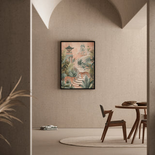 Affiche Tigres et Temple