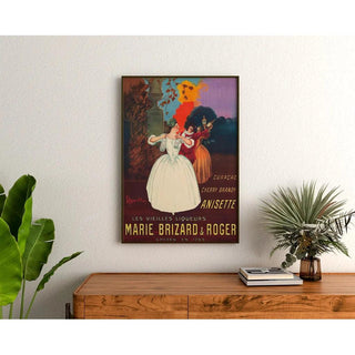 Affiche publicitaire vintage - Liqueurs Marie Brizard & Roger