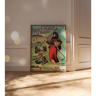 Affiche vintage - Le Touquet Paris-Plage