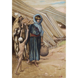 Agar s'éloigne d'Abraham - James Tissot | Reproduction Tableau Décoration murale affiche copie