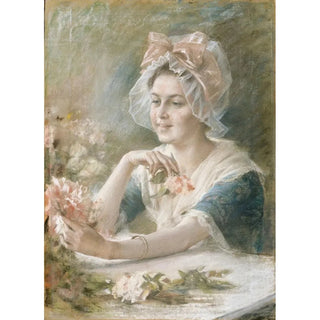 Albert Edelfelt - Flower Girl.webp