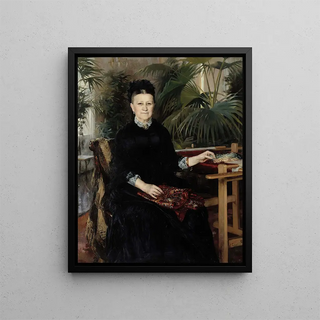 Albert Edelfelt - Portrait Of Mrs Anna Sinebrychoff.webp
