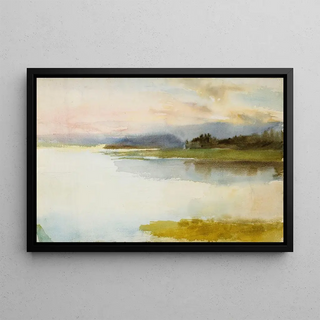 Albert Edelfelt - Seashore in the Evening Landscape Evening.webp