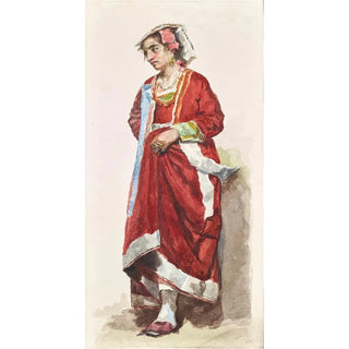 Albin Stein - Weibliche Kostmstudie Mittelitalien.webp