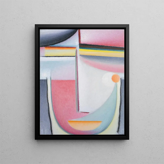 Alexej von Jawlensky - Abstract Head Symphony in Pink.webp