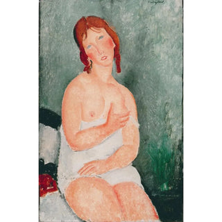 Amedeo Modigliani - Young Woman In A Shirt 1918.webp