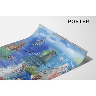 Amphitrite - Raoul Dufy | Reproduction Tableau Décoration murale affiche copie