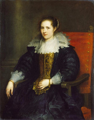Anthony van Dyck - Portrait of Isabella Waerbeke.webp