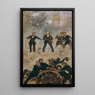 Anton Romako - Tegetthoff in der Seeschlacht bei Lissa I.webp