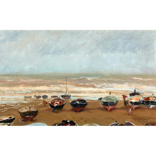 Après-midi orageux - Joaquín Sorolla | Reproduction Tableau Décoration murale affiche copie