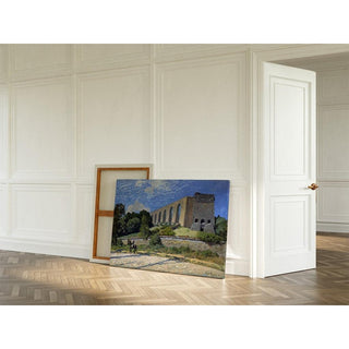 Aqueduc de Marly - Alfred Sisley | Reproduction Tableau Décoration murale affiche copie