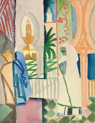 August Macke - In der Tempelhalle.webp