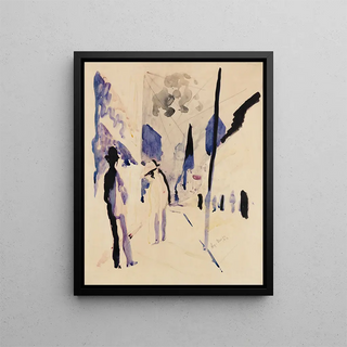 August Macke - Strae am Abend.webp