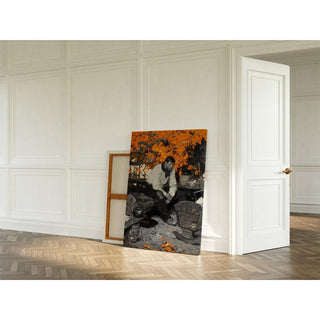 Babysitting - Dean Cornwell | Reproduction Tableau Décoration murale affiche copie