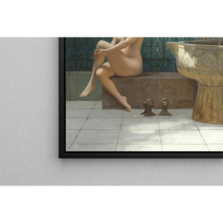 Baigneuse À La Piscine De Brousse - Jean-Léon Gérôme | Reproduction Tableau Décoration murale affiche copie