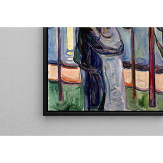 Baiser à la plage - Edvard Munch | Reproduction Tableau Décoration murale affiche copie