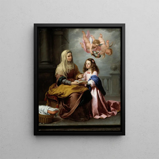 Bartolom Estebn Murillo - Education Of The Virgin.webp
