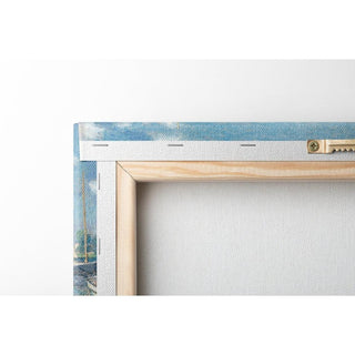 Bateaux rouges, Argenteuil de Claude Monet | Reproduction Tableau Décoration murale affiche copie