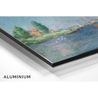 Bateaux rouges, Argenteuil de Claude Monet | Reproduction Tableau Décoration murale affiche copie