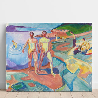 Bathing Men - Edvard Munch | Reproduction Tableau Décoration murale affiche copie