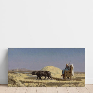 Batteurs de grains égyptiens - Jean-Léon Gérôme | Reproduction Tableau Décoration murale affiche copie