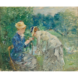 Bois de Boulogne - Berthe Morisot | Reproduction Tableau Décoration murale affiche copie