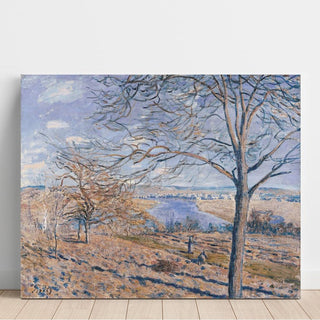 Bords du Loing, effet d'automne - Alfred Sisley | Reproduction Tableau Décoration murale affiche copie