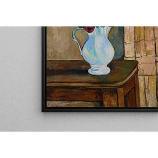 Bouquet de Roses, Bleuets et Fougères - Suzanne Valadon | Reproduction Tableau Décoration murale affiche copie