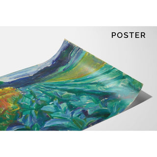 Cabbage Field - Edvard Munch | Reproduction Tableau Décoration murale affiche copie