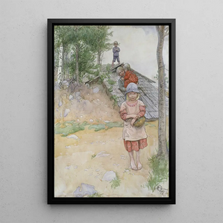 Carl Larsson - By the Cellar.webp