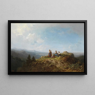 Carl Spitzweg - Dirndln auf der Alm.webp