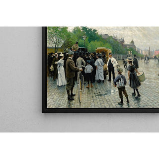 Ce qui se passe à Copenhague - Paul Fischer | Reproduction Tableau Décoration murale affiche copie