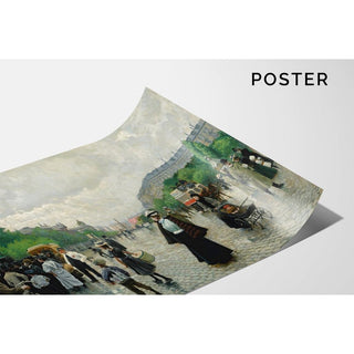 Ce qui se passe à Copenhague - Paul Fischer | Reproduction Tableau Décoration murale affiche copie