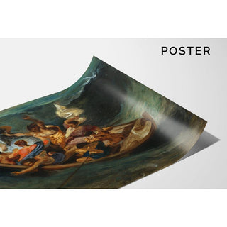 Christ sur la mer de Galilée - Eugène Delacroix | Reproduction Tableau Décoration murale affiche copie