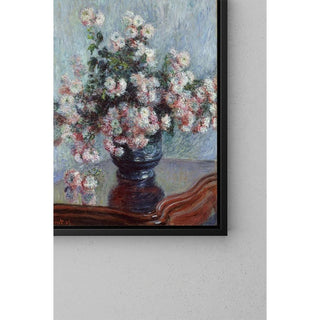 Chrysanthèmes - Claude Monet | Reproduction Tableau Décoration murale affiche copie