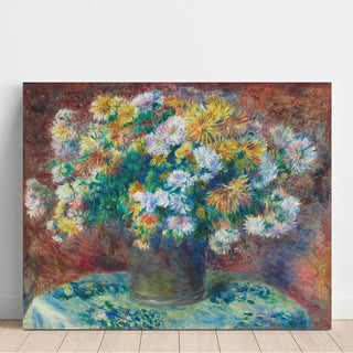 Chrysanthèmes - Pierre-Auguste Renoir | Reproduction Tableau Décoration murale affiche copie