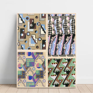 Collection Décors et Couleurs Pl.05 - Georges Valmier | Reproduction Tableau Décoration murale affiche copie