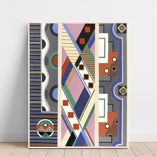 Collection Décors et Couleurs Pl.19 - Georges Valmier | Reproduction Tableau Décoration murale affiche copie