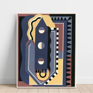 Collection décors et couleurs Pl.04 - Georges Valmier | Reproduction Tableau Décoration murale affiche copie