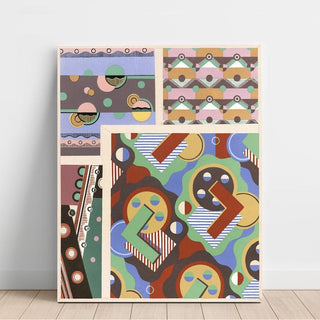 Collection decors et couleurs Pl.20 - Georges Valmier | Reproduction Tableau Décoration murale affiche copie