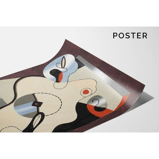 Composition Abstraite Femme Couchée - Georges Valmier | Reproduction Tableau Décoration murale affiche copie